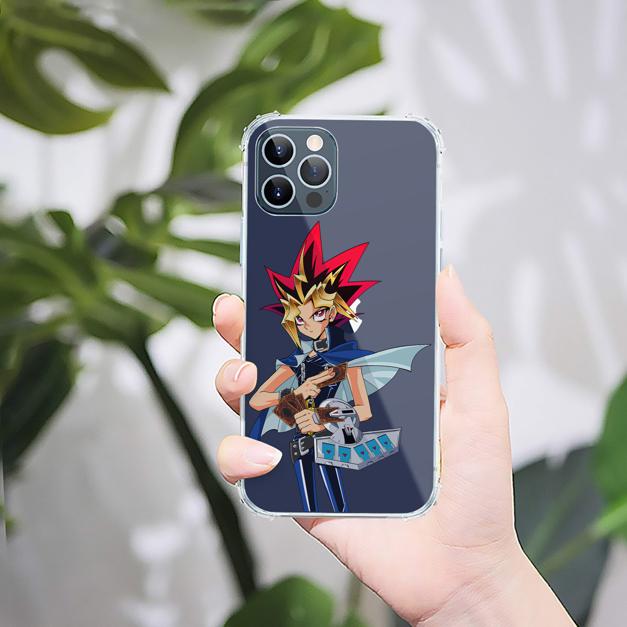 （画像用） 遊☆戯☆王 Yu-Gi-Oh! 【iPhone 12シリーズ対応】透明スマホケース（クリアソフトケース）